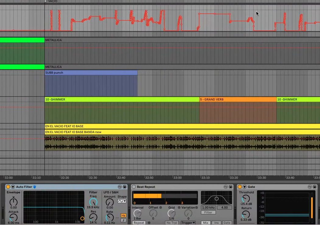 Automatización en Ableton Live